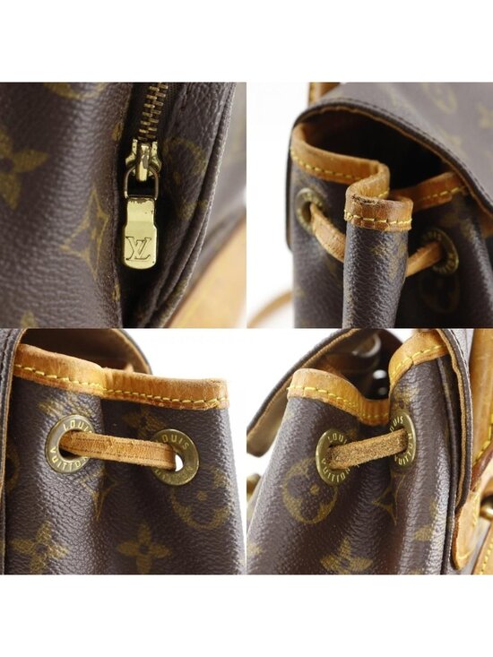 Louis Vuitton Mini Montsouris Canvas Brown Backpack main image 10